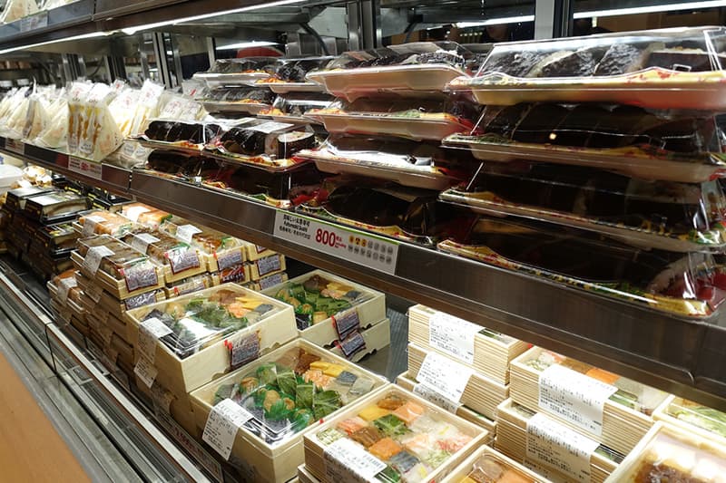 関空の日本の食堂のお寿司