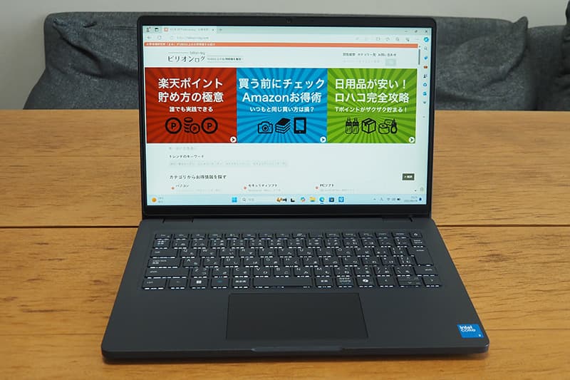 Dell Pro 14 PC14250の液晶