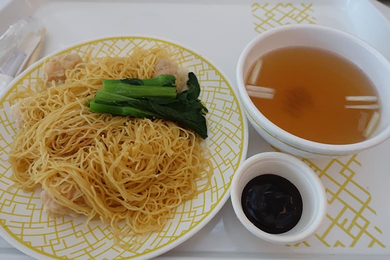 香港国際空港の正斗粥麺専家のつけ麺