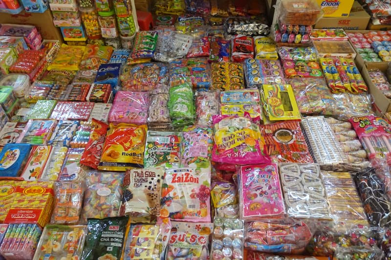ビンタイ市場のお菓子