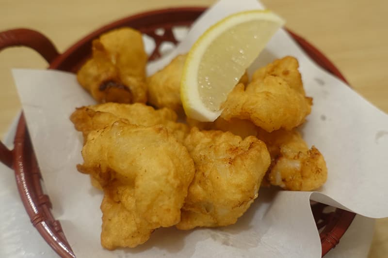 活一鮮のタコザンギ