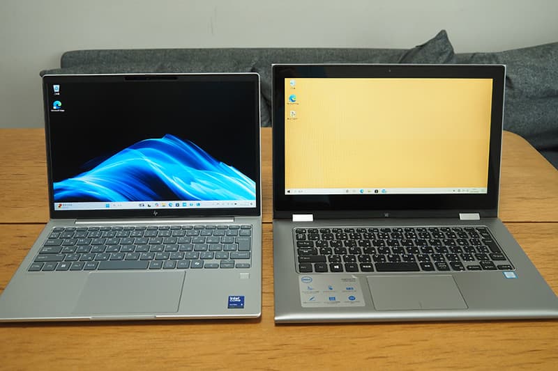 HP EliteBook 6 G1i 13と13.3インチのノートパソコンの比較