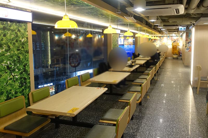 香港の大家楽の店内