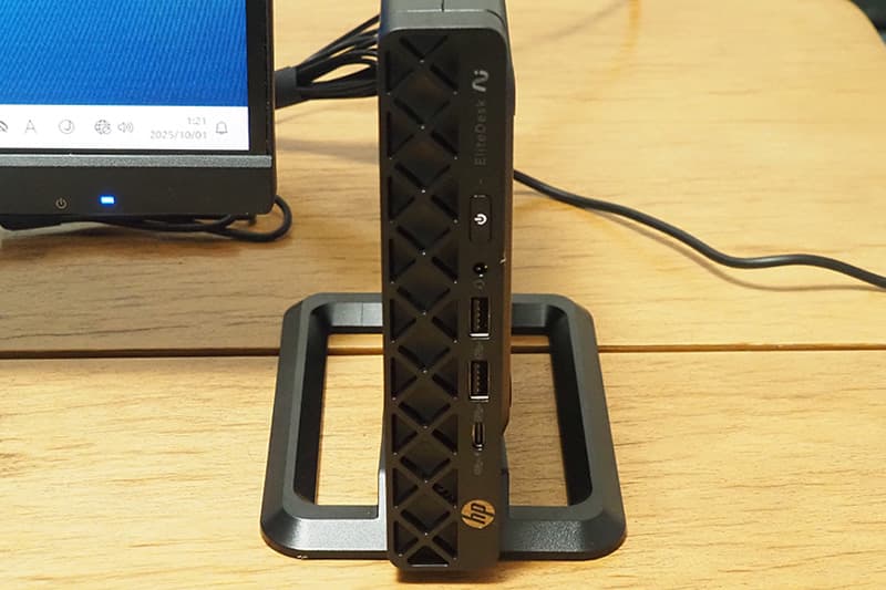 HP EliteDesk 8 Mini G1a Desktop Next Gen AI PCの端子