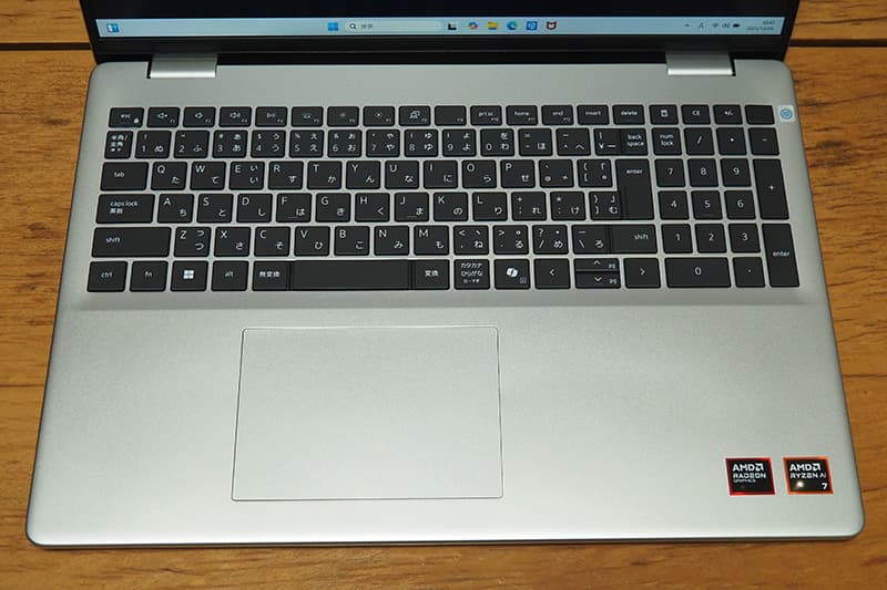 Dell 16 DC16256のキーボード
