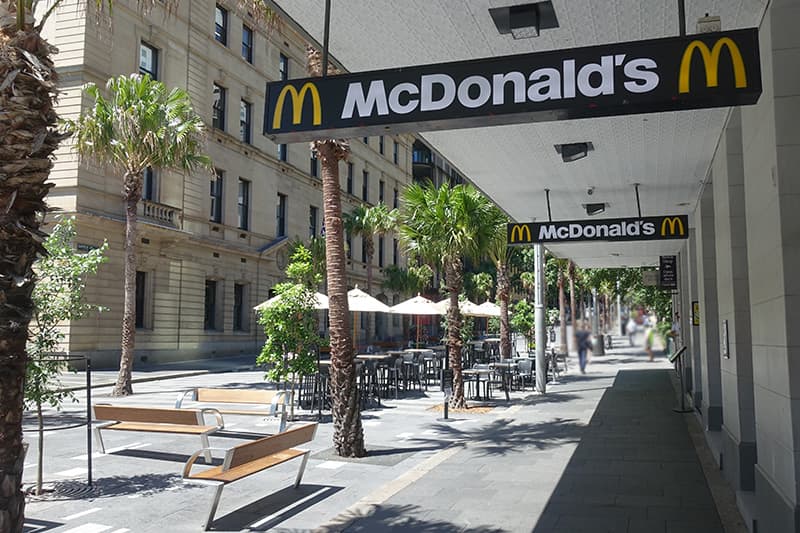 シドニーのマクドナルド店舗