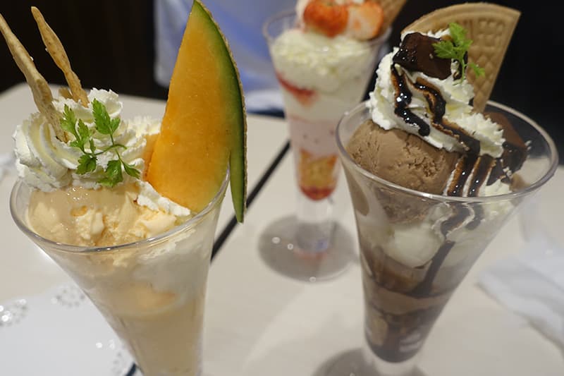 雪印パーラー 札幌本店のパフェ