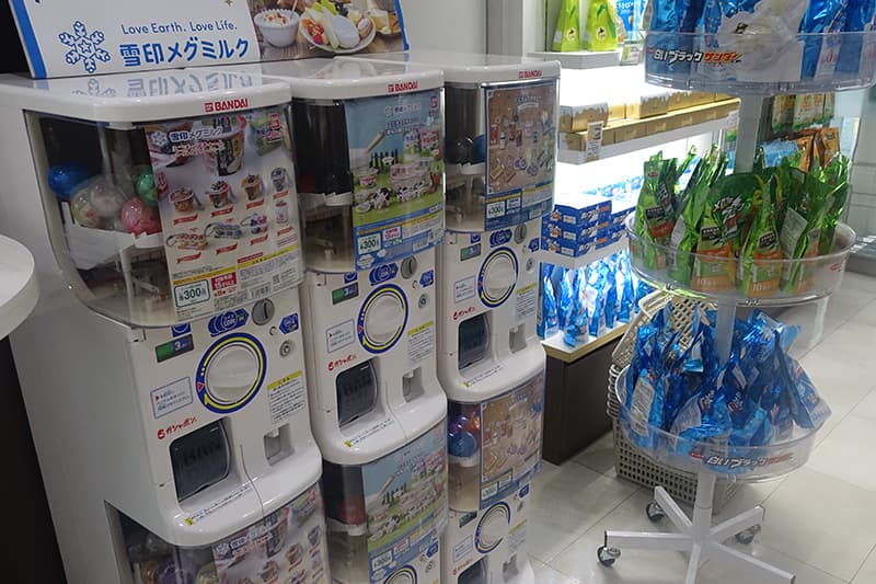 雪印メグミルクのガチャガチャ