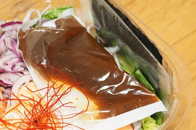 チョレギサラダソースと韓国海苔