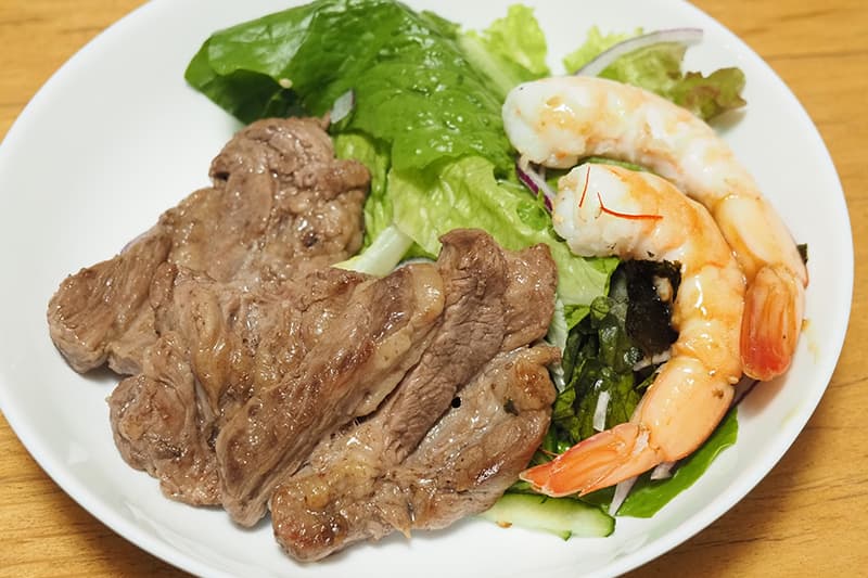 コストコのチルドラム肩ブロックを焼いて食べる