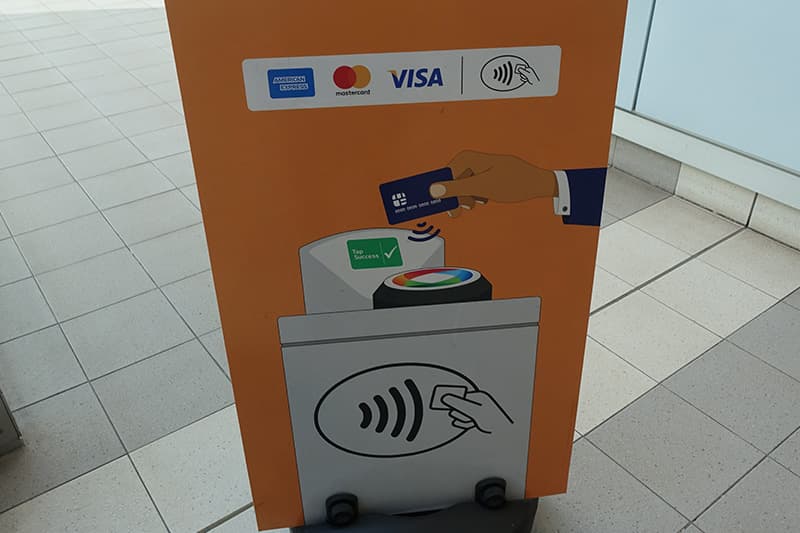 クレジットカードのタッチ決済