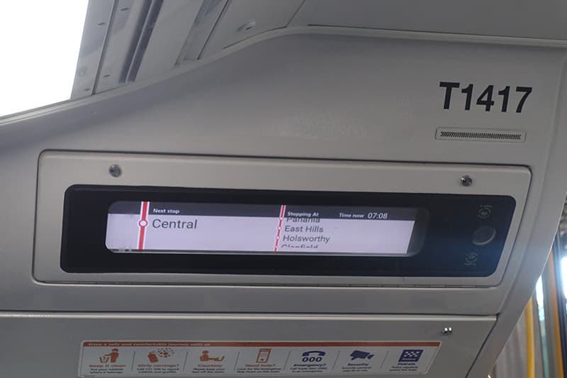 シドニーのエアポートリンクの停車駅