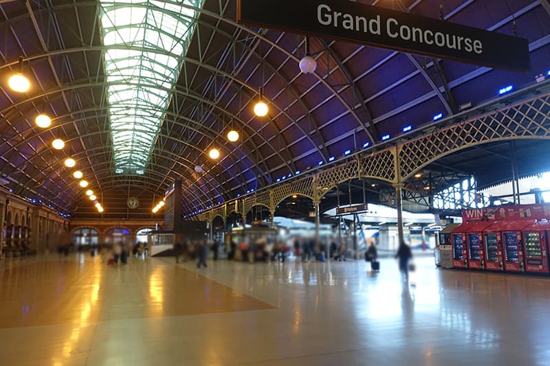 シドニーのセントラル駅