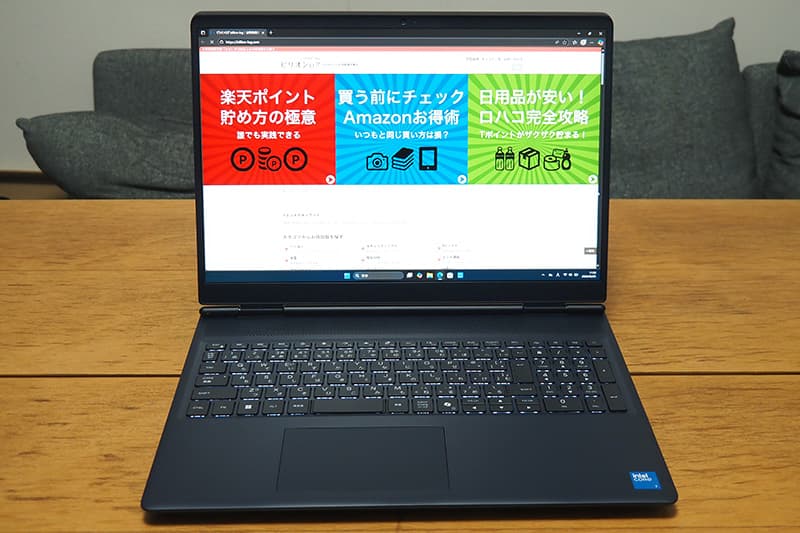 Alienware 16 Aurora AC16250のディスプレイ