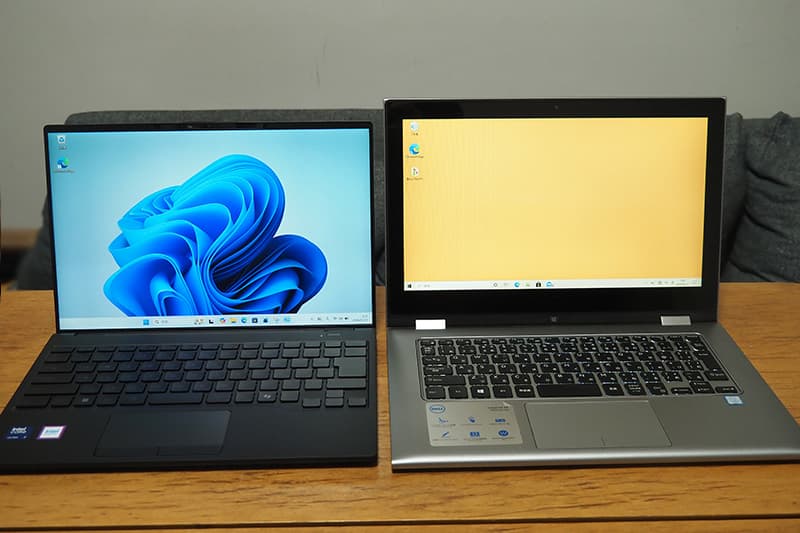 富士通 FMV WU5-K3と13.3型のノートパソコンの比較