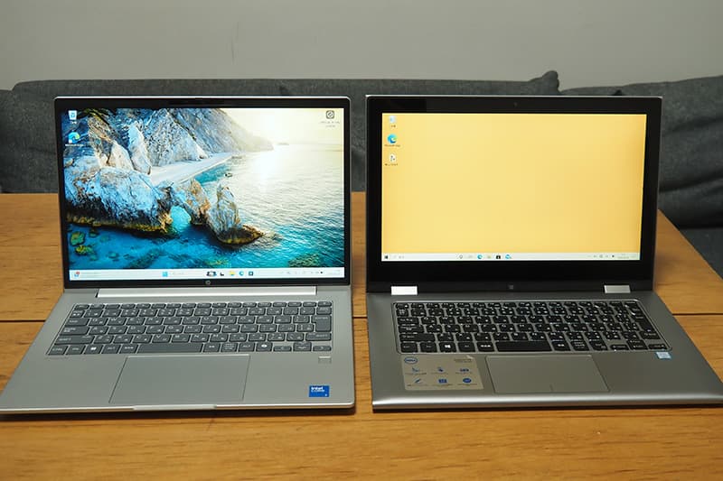 HP ProBook 4 G1iR 14と13.3インチのノートパソコンの比較