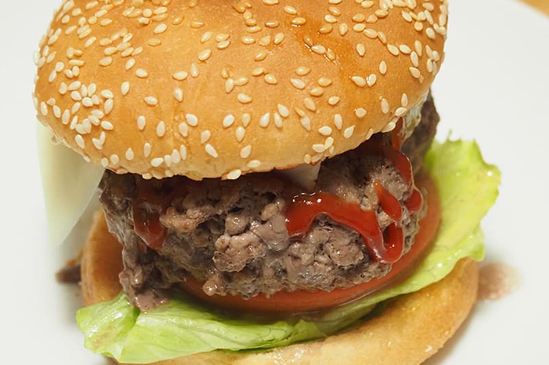 コストコの牛挽肉 赤身85%で作ったハンバーガー