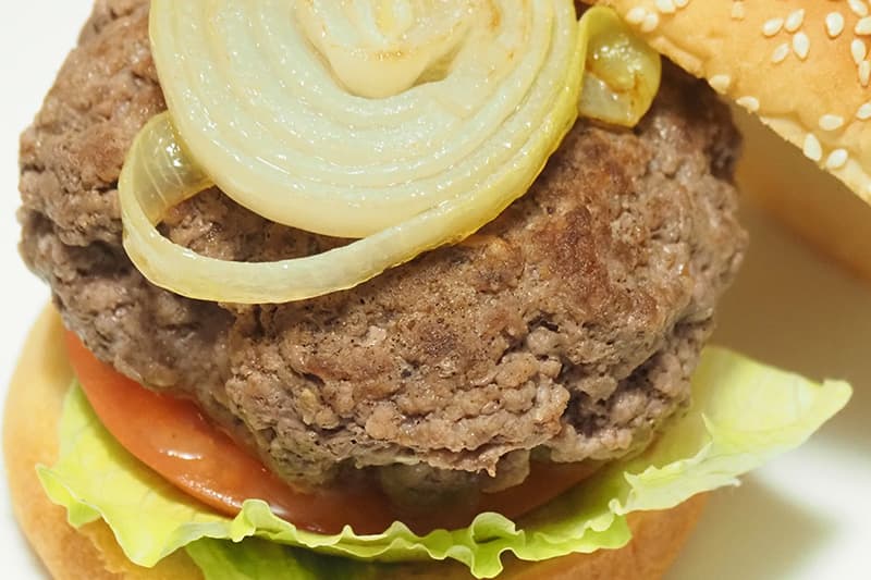 コストコの牛挽肉 赤身85%で作ったハンバーガー