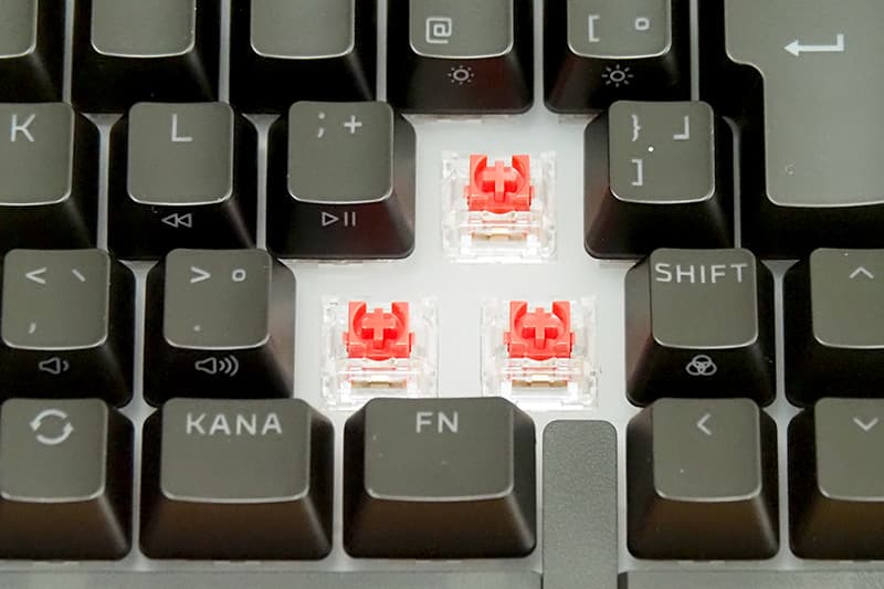 HyperX Origins 2 65の赤軸