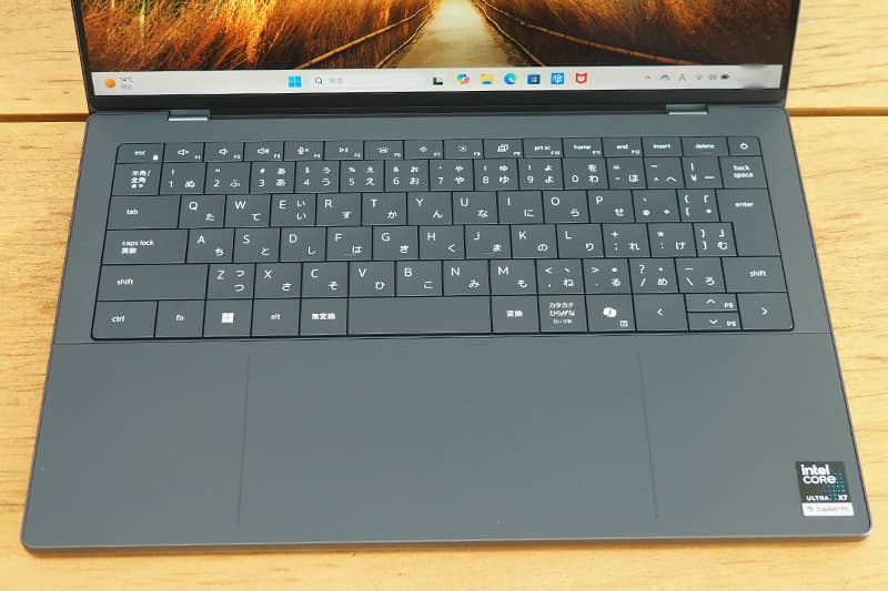 Dell XPS 14 DA14260のキーボード